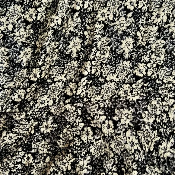 Floral Blue and White Maxi Skirt - Picture 4 of 4